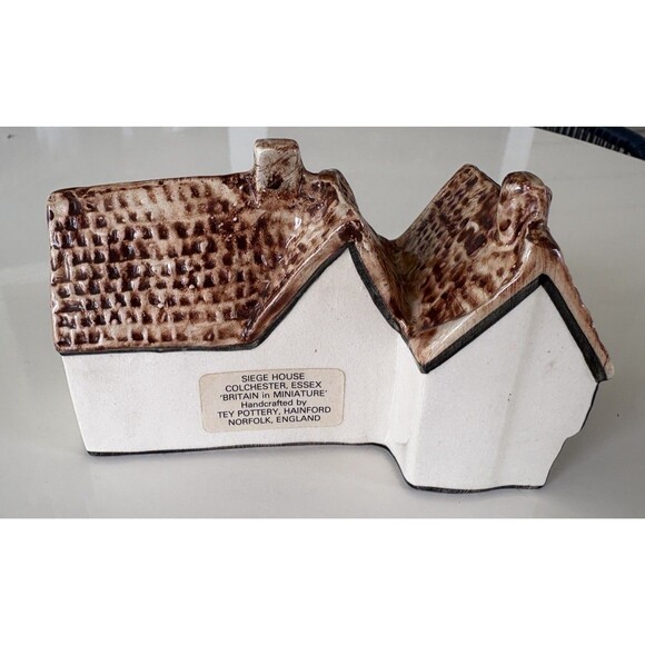 (3) Ceramic Cottages Little Britain Norfolk England Anne Hathaway Cottage RARE - Picture 6 of 11